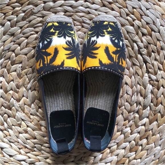 Saint Laurent palm tree espadrilles - Picture 2 of 6